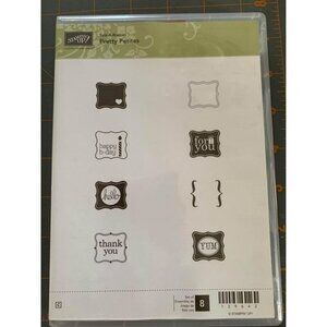 Stampin Up Pretty Petites Rubber Stamps Set Crafting & Scrapbooking